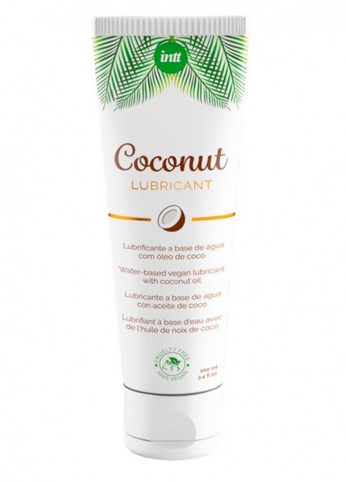 Веганская смазка на водной основе Coconut Lubricant - 100 мл. - INTT - купить с доставкой в Рубцовске