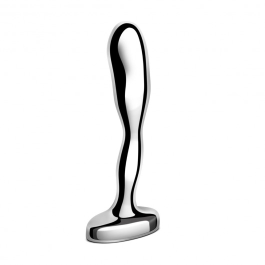 Стальной стимулятор простаты Stainless Steel Prostate Plug - 11,5 см. - b-Vibe - в Рубцовске купить с доставкой