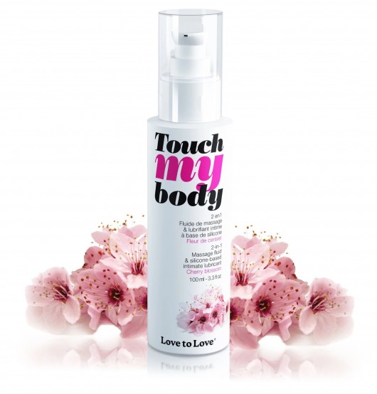 Силиконовый лубрикант 2-в-1 Touch My Body с ароматом вишнёвого цвета - 100 мл. - Love to Love - купить с доставкой в Рубцовске