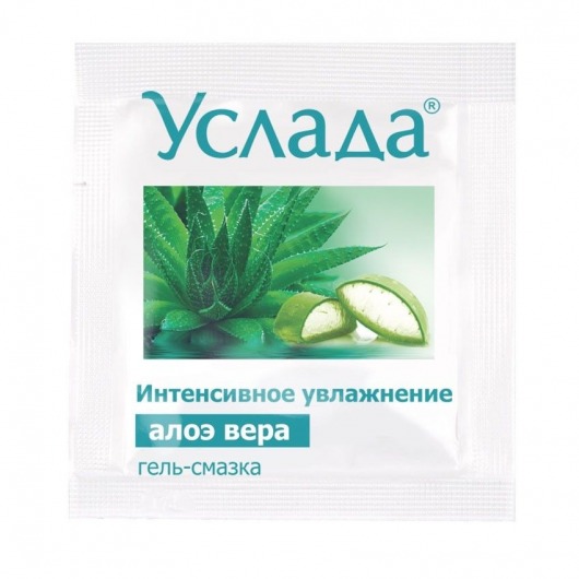 Гель-смазка «Услада с алоэ» - 3 гр. - Биоритм - купить с доставкой в Рубцовске