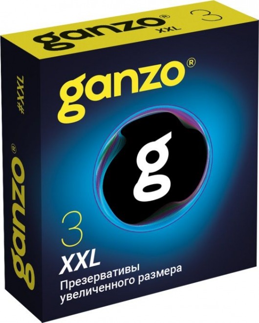 Презервативы увеличенного размера Ganzo XXL - 3 шт. - Ganzo - купить с доставкой в Рубцовске