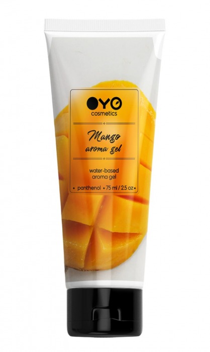 Лубрикант на водной основе OYO Aroma Gel Mango с ароматом манго - 75 мл. - OYO - купить с доставкой в Рубцовске
