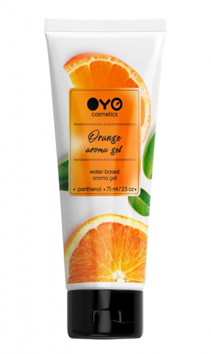 Лубрикант на водной основе OYO Aroma Gel Orange с ароматом апельсина - 75 мл. - OYO - купить с доставкой в Рубцовске