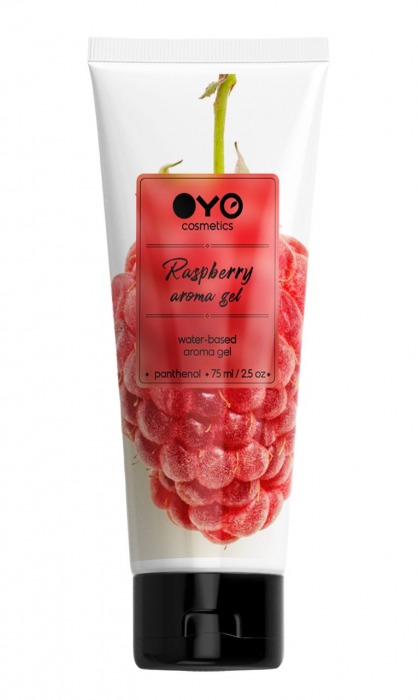 Лубрикант на водной основе OYO Aroma Gel Raspberry с ароматом малины - 75 мл. - OYO - купить с доставкой в Рубцовске