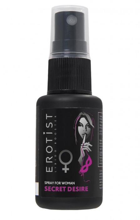 Возбуждающий спрей для женщин Erotist Secret Desire - 30 мл. - Erotist Libido Booster - купить с доставкой в Рубцовске