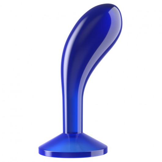 Синяя анальная втулка Flawless Clear Prostate Plug 6.0 - 15 см. - Lovetoy - в Рубцовске купить с доставкой