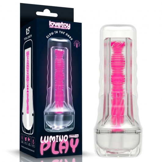 Светящийся в темноте мастурбатор 8.5 Lumino Play Masturbator - Lovetoy - в Рубцовске купить с доставкой