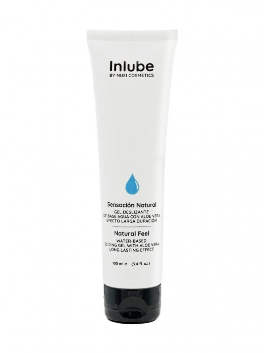 Интимный лубрикант с алоэ вера Inlube Natural Feel - 100 мл. - Nuei cosmetics - купить с доставкой в Рубцовске