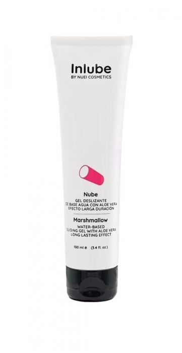 Лубрикант на водной основе Nuei Inlube с алоэ вера и ароматом маршмеллоу -100 мл. - Nuei cosmetics - купить с доставкой в Рубцовске