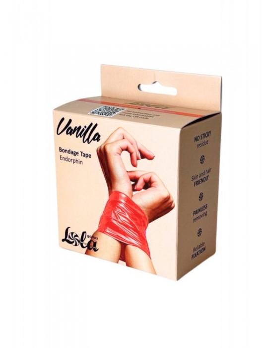 Красная бондажная лента Endorphin - Lola Games - купить с доставкой в Рубцовске