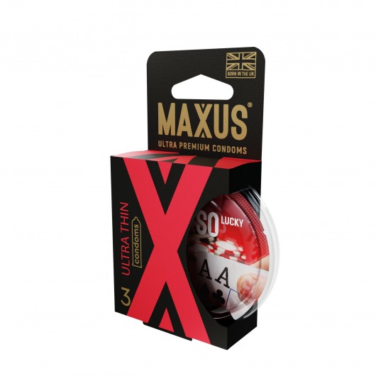 Ультратонкие презервативы MAXUS AIR Ultra Thin - 3 шт. - Maxus - купить с доставкой в Рубцовске