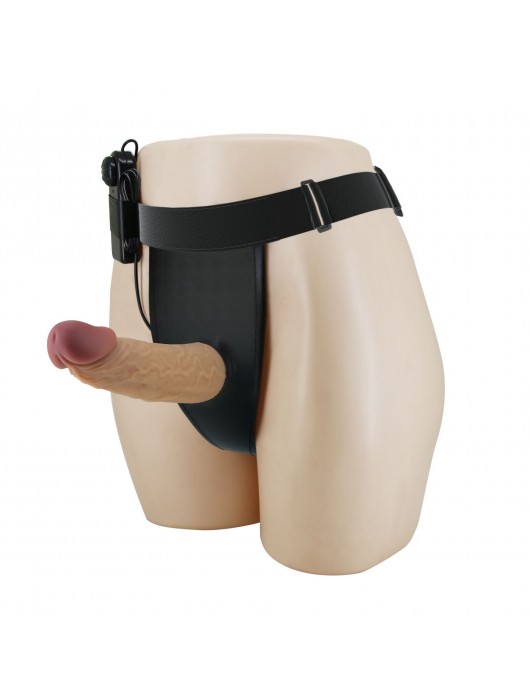 Полый вибрострапон на регулируемых трусиках Draven - 17,5 см. - Baile - купить с доставкой в Рубцовске