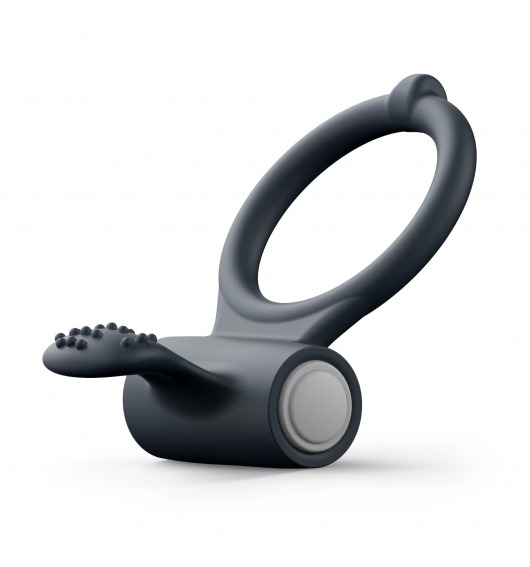 Черное эрекционное кольцо Power Clit - Dorcel - в Рубцовске купить с доставкой