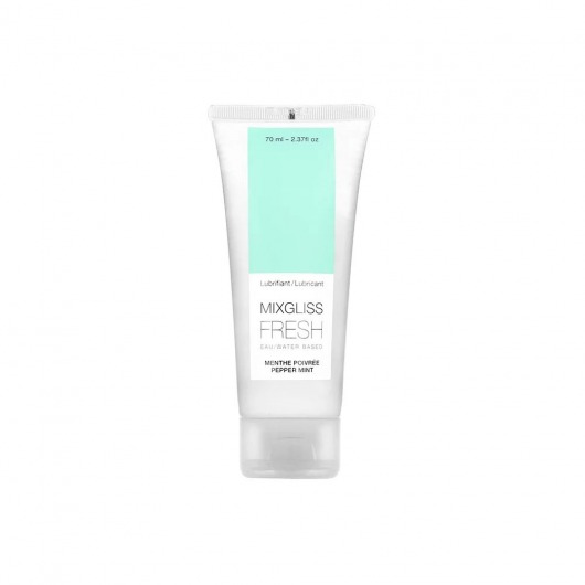 Лубрикант с охлаждающим эффектом Mixgliss Fresh Pepper Mint - 70 мл. - Strap-on-me - купить с доставкой в Рубцовске