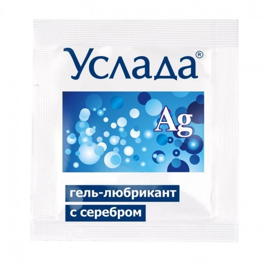 Гель-лубрикант «Услада с серебром» - 3 гр. - Биоритм - купить с доставкой в Рубцовске
