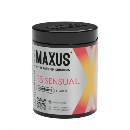 Анатомические презервативы MAXUS Sensual - 15 шт. - Maxus - купить с доставкой в Рубцовске