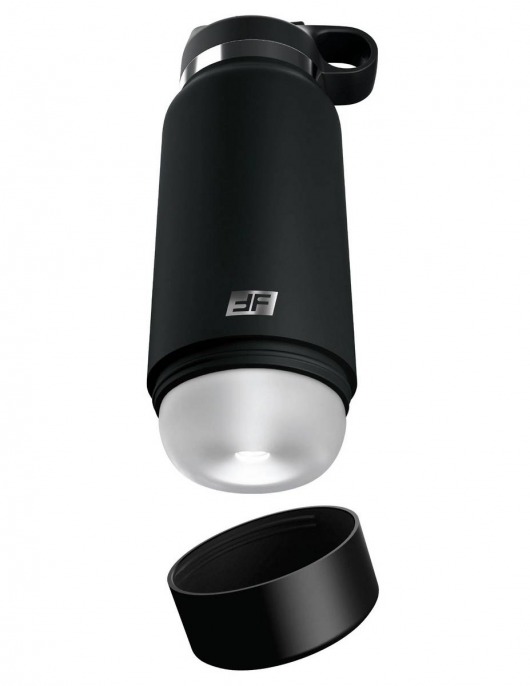Черный мастурбатор в виде бутылки Fap Flask - Pipedream - в Рубцовске купить с доставкой