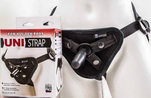 Универсальные трусики Harness UNI strap с корсетом - LOVETOY (А-Полимер) - купить с доставкой в Рубцовске