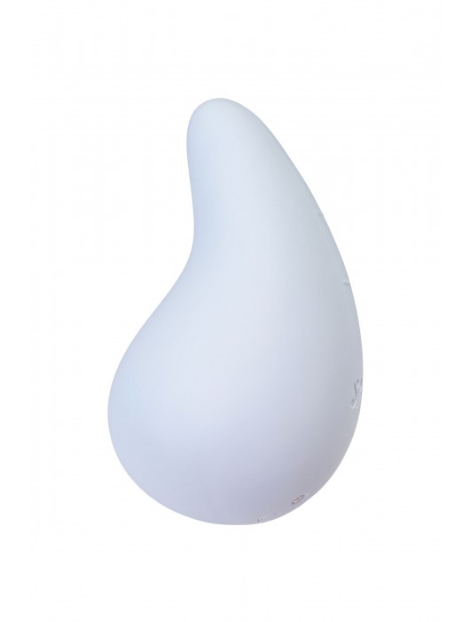 Голубой вибромассажер в форме капли Dew Drop - Satisfyer