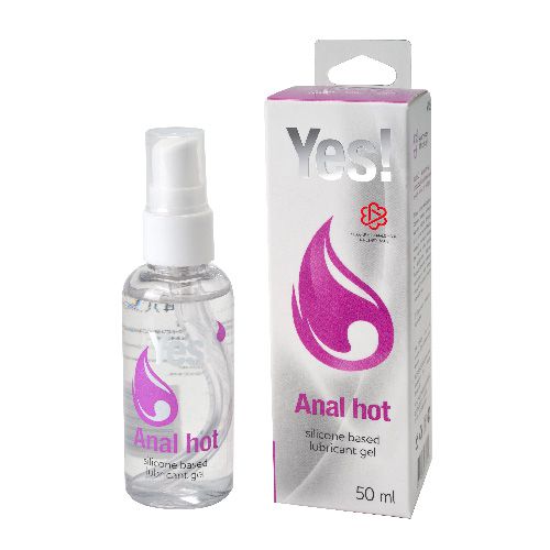 Согревающая силиконовая гель-смазка Yes Anal hot - 50 мл. - Sitabella - купить с доставкой в Рубцовске
