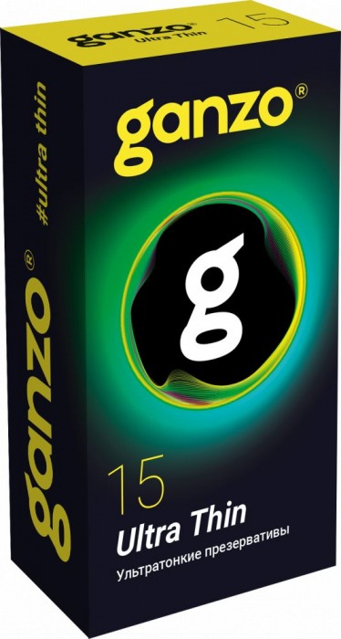 Прозрачные ультратонкие презервативы Ganzo Ultra thin - 15 шт. - Ganzo - купить с доставкой в Рубцовске
