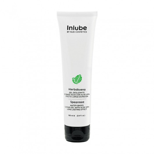 Водный лубрикант Nuei Inlube с алоэ вера и ароматом мяты - 100 мл. - Nuei cosmetics - купить с доставкой в Рубцовске