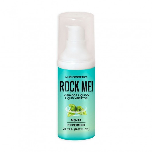 Жидкий вибратор Nuei Rock Me! с ароматом мяты - 20 мл. - Nuei cosmetics - купить с доставкой в Рубцовске