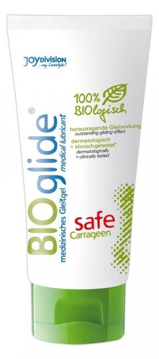 Гель-лубрикант на водной основе BIOglide safe Carrageen - 100 мл. - Joy Division - купить с доставкой в Рубцовске