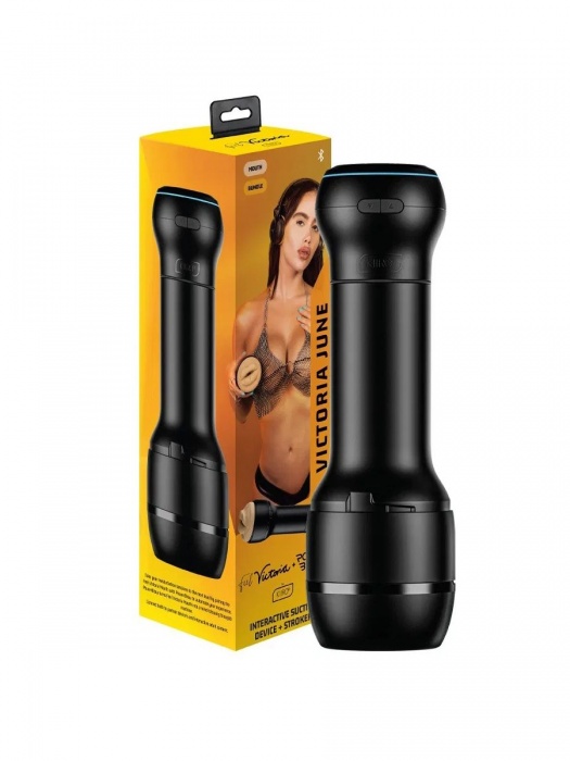 Мастурбатор-ротик с интерактивной насадкой PowerBlow   FeelVictoria Mouth - Kiiroo - в Рубцовске купить с доставкой