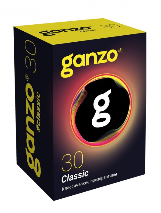 Классические презервативы с обильной смазкой Ganzo Classic - 30 шт. - Ganzo - купить с доставкой в Рубцовске