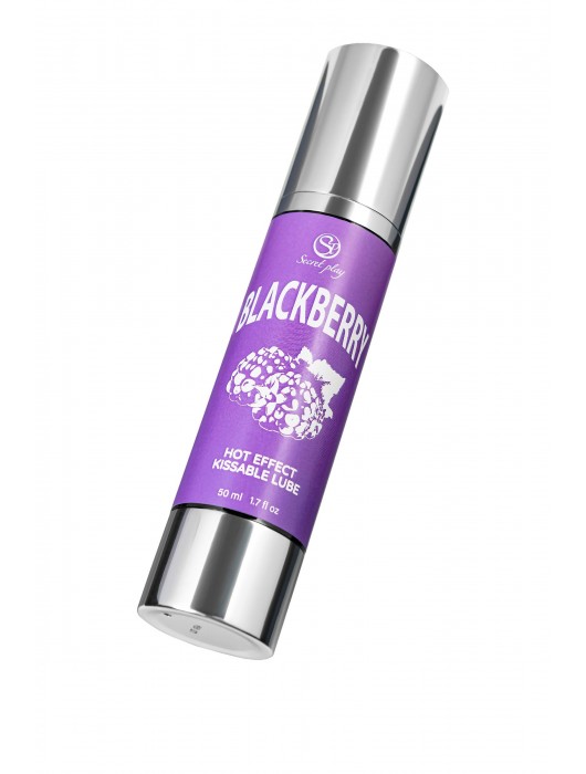 Массажное масло 2-в-1 Blackberry Hot Effect с разогревающим эффектом и вкусом ежевики - 50 мл. - Secret Play - купить с доставкой в Рубцовске