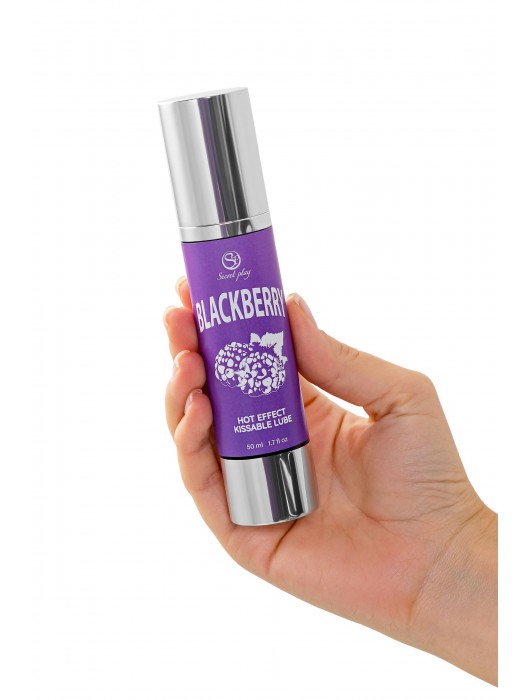 Массажное масло 2-в-1 Blackberry Hot Effect с разогревающим эффектом и вкусом ежевики - 50 мл. - Secret Play - купить с доставкой в Рубцовске