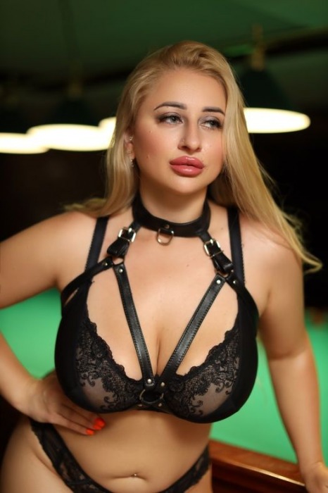Черная кожаная сбруя с ошейником plus size из нежной кожи - БДСМ Арсенал - купить с доставкой в Рубцовске