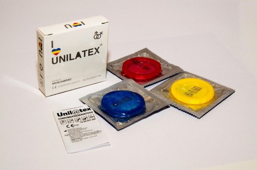 Разноцветные ароматизированные презервативы Unilatex Multifruits - 3 шт. - Unilatex - купить с доставкой в Рубцовске