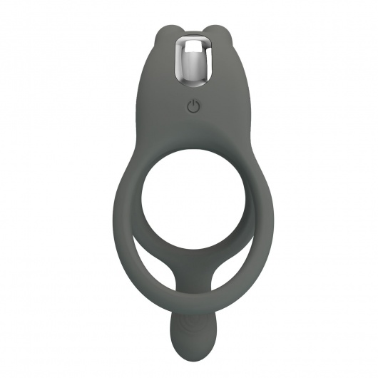 Серое эрекционное виброкольцо Dwayne - Baile - в Рубцовске купить с доставкой