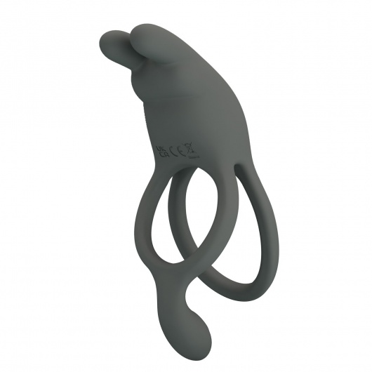 Серое эрекционное виброкольцо Dwayne - Baile - в Рубцовске купить с доставкой