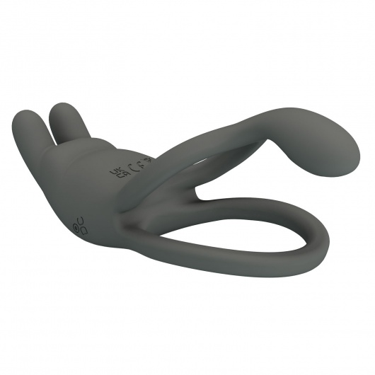 Серое эрекционное виброкольцо Dwayne - Baile - в Рубцовске купить с доставкой