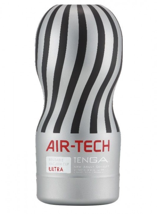 Серый мастурбатор Reusable Vacuum CUP ULTRA - Tenga - в Рубцовске купить с доставкой