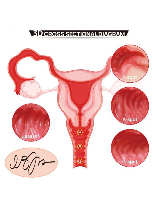 Мастурбатор-полуторс с двойным слоем материала и вибрацией Vanilla Onahole - KOKOS - в Рубцовске купить с доставкой