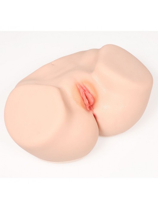 Мастурбатор-полуторс с двойным слоем материала Vanilla Onahole Real Vagina - KOKOS - в Рубцовске купить с доставкой