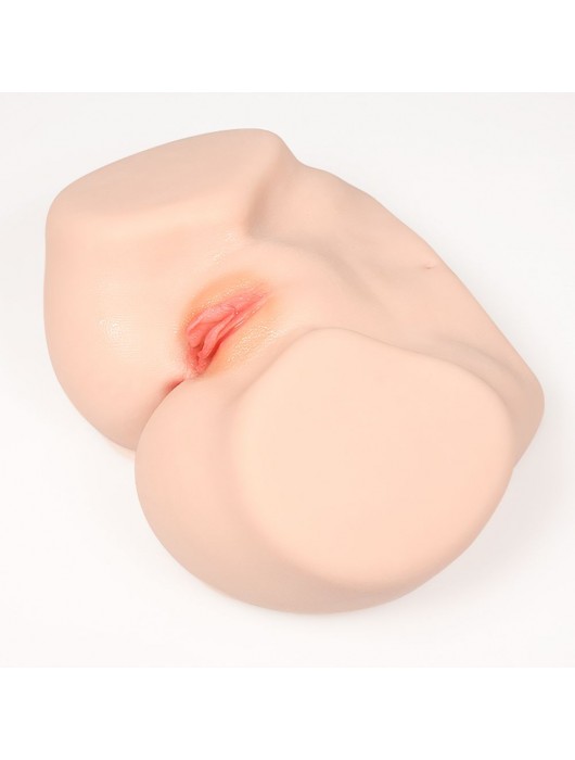 Мастурбатор-полуторс с двойным слоем материала Vanilla Onahole Real Vagina - KOKOS - в Рубцовске купить с доставкой