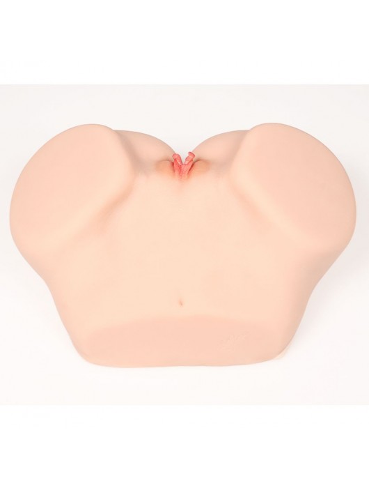 Мастурбатор-полуторс с двойным слоем материала Vanilla Onahole Real Vagina - KOKOS - в Рубцовске купить с доставкой