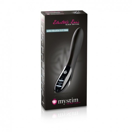 Черный вибратор с миостимуляцией Mystim Electric Eric Black Edition - 27 см. - MyStim - купить с доставкой в Рубцовске