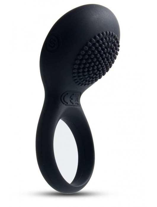 Чёрное перезаряжаемое эрекционное виброкольцо Tyler - Svakom - в Рубцовске купить с доставкой