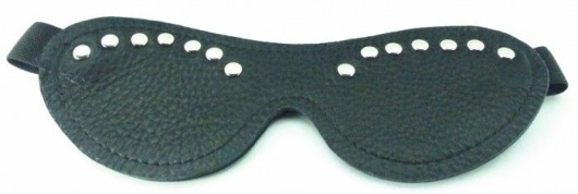 Черная маска с декором - БДСМ Арсенал - купить с доставкой в Рубцовске