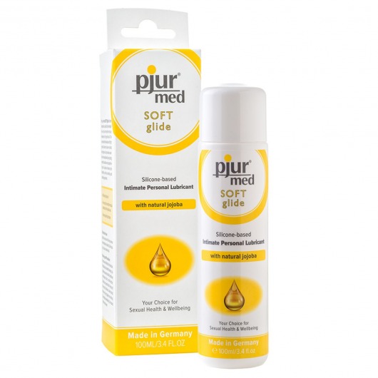 Силиконовый лубрикант с жожоба pjur MED Soft glide - 100 мл. - Pjur - купить с доставкой в Рубцовске