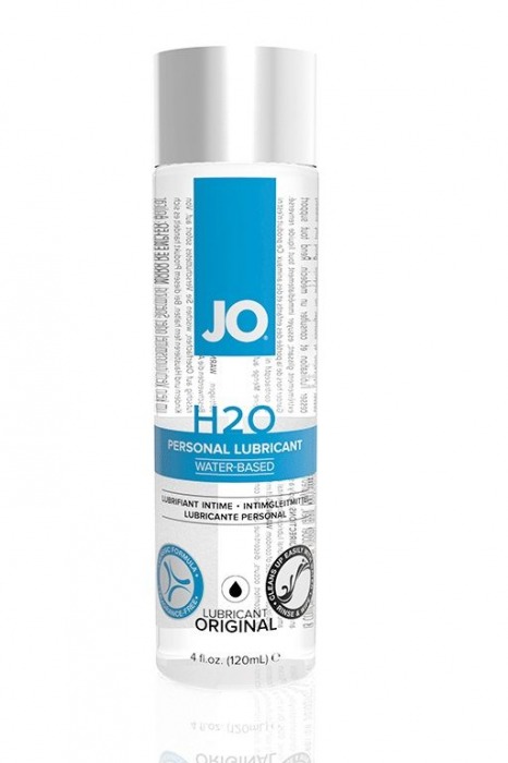 Нейтральный лубрикант на водной основе JO Personal Lubricant H2O - 120 мл. - System JO - купить с доставкой в Рубцовске