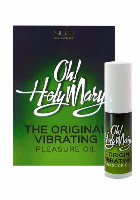 Масло унисекс с эффектом вибрации Oh! Holy Mary - 6 мл. - Nuei cosmetics - купить с доставкой в Рубцовске