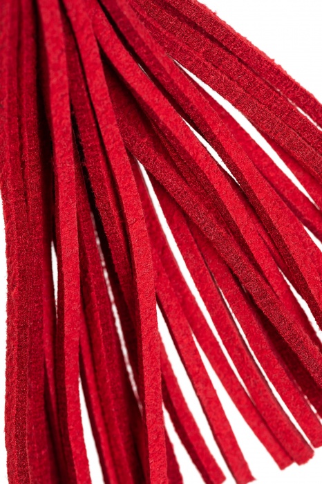 Зажимы на соски «Вилки» с красными кисточками из замши - Pecado - купить с доставкой в Рубцовске