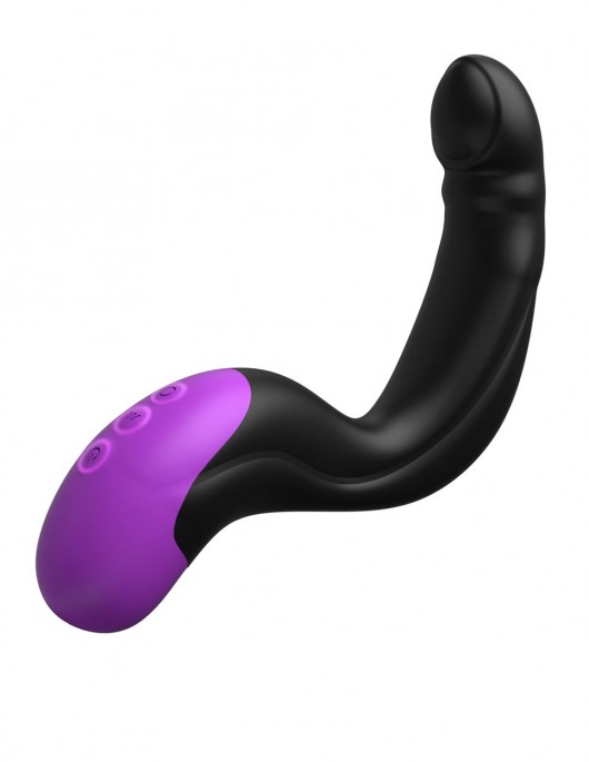 Черно-фиолетовый вибромассажёр простаты Hyper-Pulse P-Spot Massager - Pipedream - в Рубцовске купить с доставкой